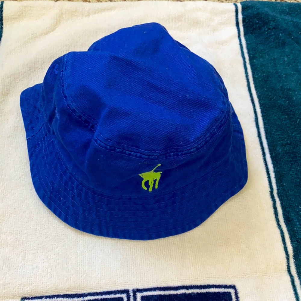 Royal blue Polo Bucket hat